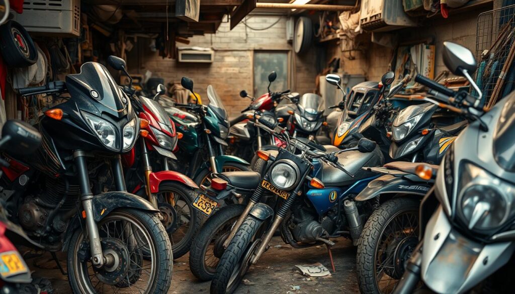 Damaged Motorbikes Damaged Motorbikes
